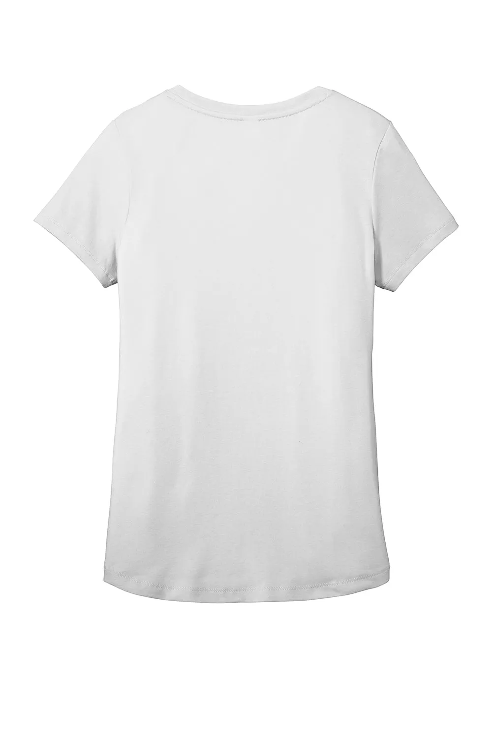 District Womens Flex Short Sleeve Scoop Neck T-Shirt - White  Buy new Clothing District