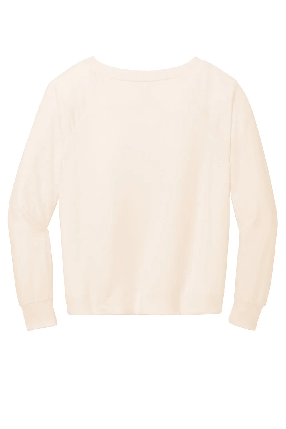 District Womens French Terry Crewneck Sweatshirt - Gardenia  Buy new Clothing District