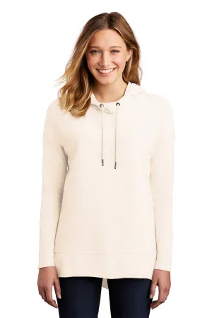 District Womens French Terry Hooded T-Shirt Hoodie - Gardenia  Buy new Clothing District