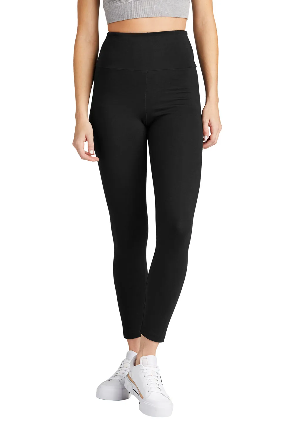 District Womens High Waist Odor Resistant Leggings - Black  Buy new Clothing District