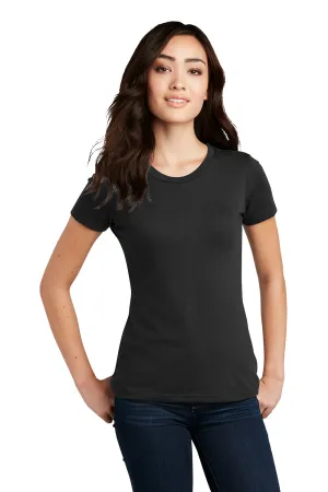 District Womens Perfect Blend Short Sleeve Crewneck T-Shirt - Black  Buy new Clothing District