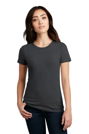 District Womens Perfect Blend Short Sleeve Crewneck T-Shirt - Heather Charcoal Grey  Buy new Clothing District