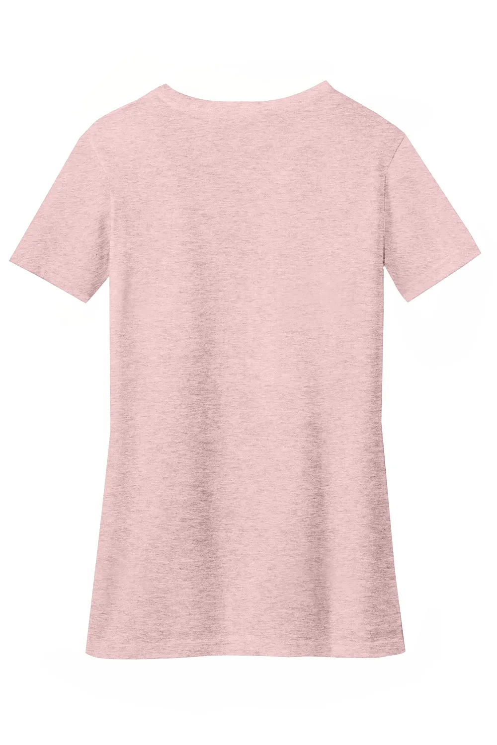 District Womens Perfect Blend Short Sleeve V-Neck T-Shirt - Heather Lavender  Buy new Clothing District