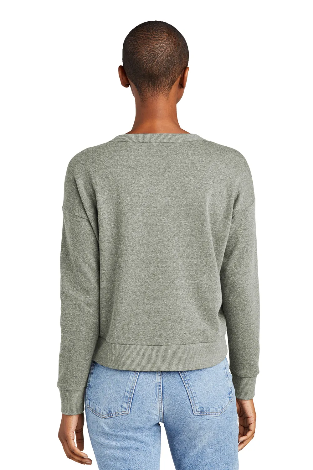 District Womens Perfect Tri Fleece V-Neck Sweatshirt - Grey Frost  Buy new Clothing District