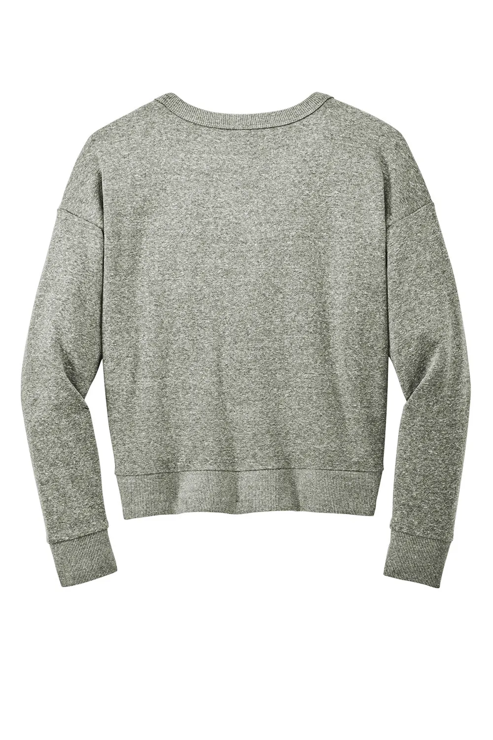 District Womens Perfect Tri Fleece V-Neck Sweatshirt - Grey Frost  Buy new Clothing District
