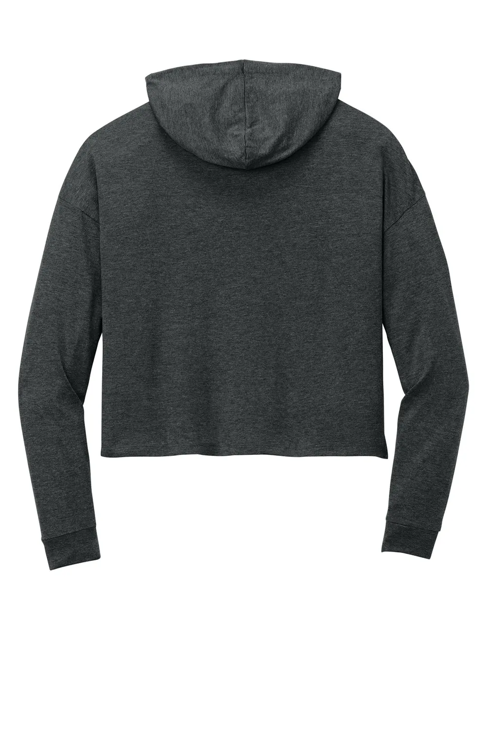 District Womens Perfect Tri Midi Hooded Sweatshirt Hoodie - Black Frost  Buy new Clothing District