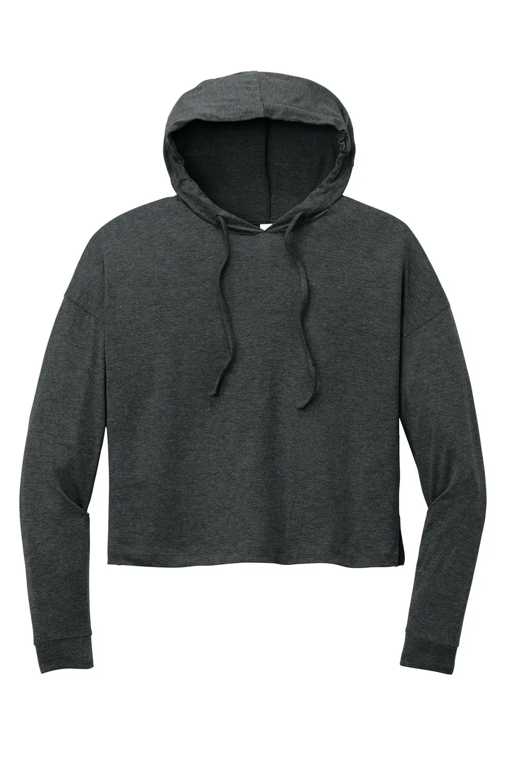 District Womens Perfect Tri Midi Hooded Sweatshirt Hoodie - Black Frost  Buy new Clothing District