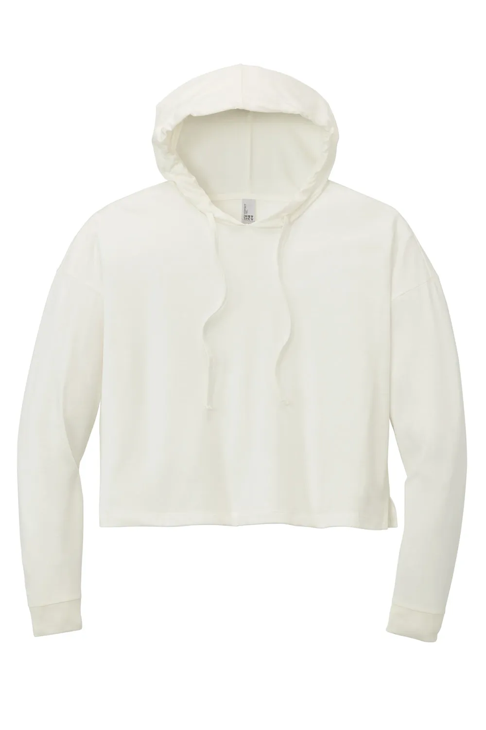 District Womens Perfect Tri Midi Hooded Sweatshirt Hoodie - Natural  Buy new Clothing District