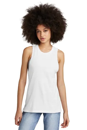 District Womens Perfect Tri Muscle Tank Top - White  Buy new Clothing District