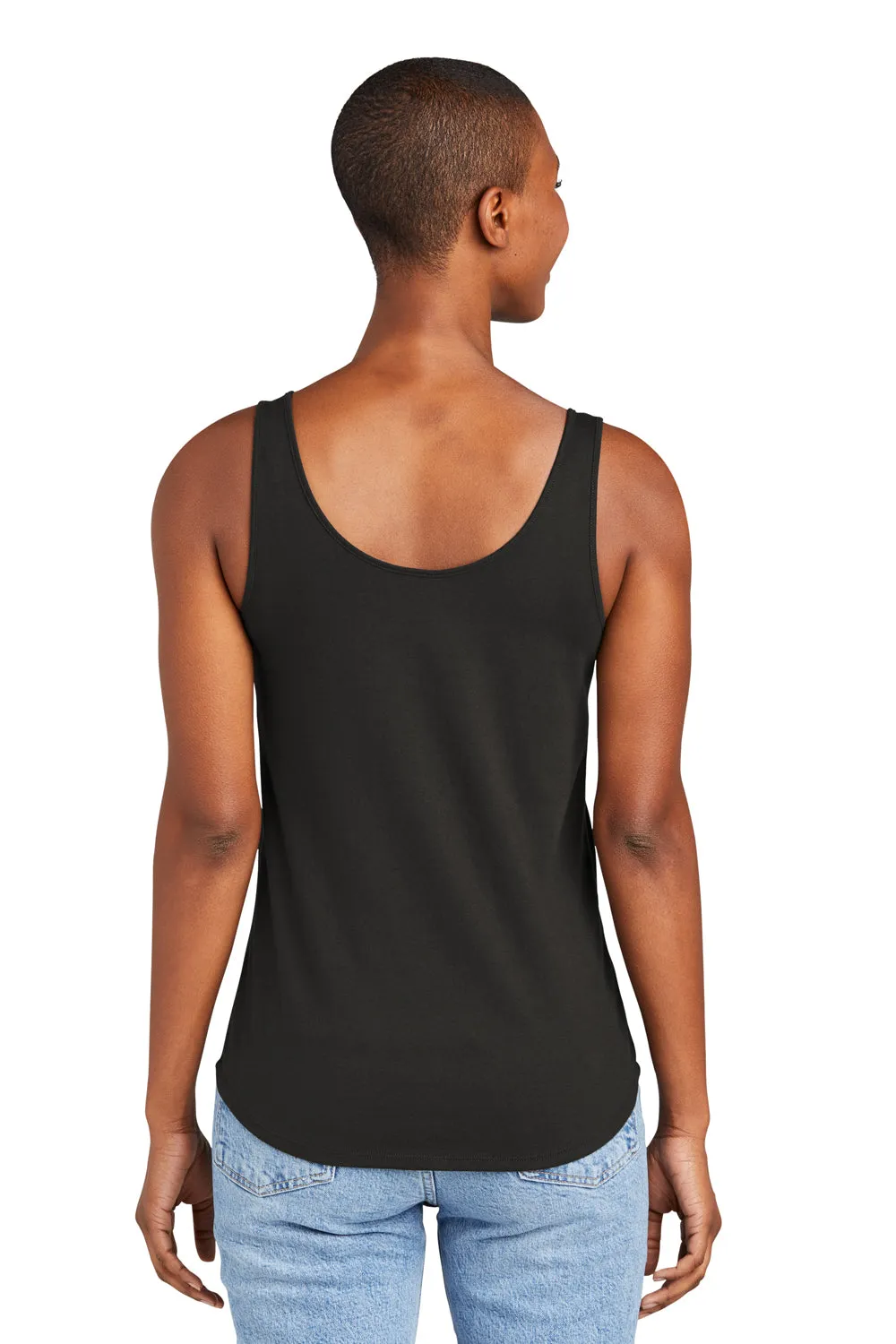 District Womens Perfect Tri Relaxed Tank Top - Black  Buy new Clothing District