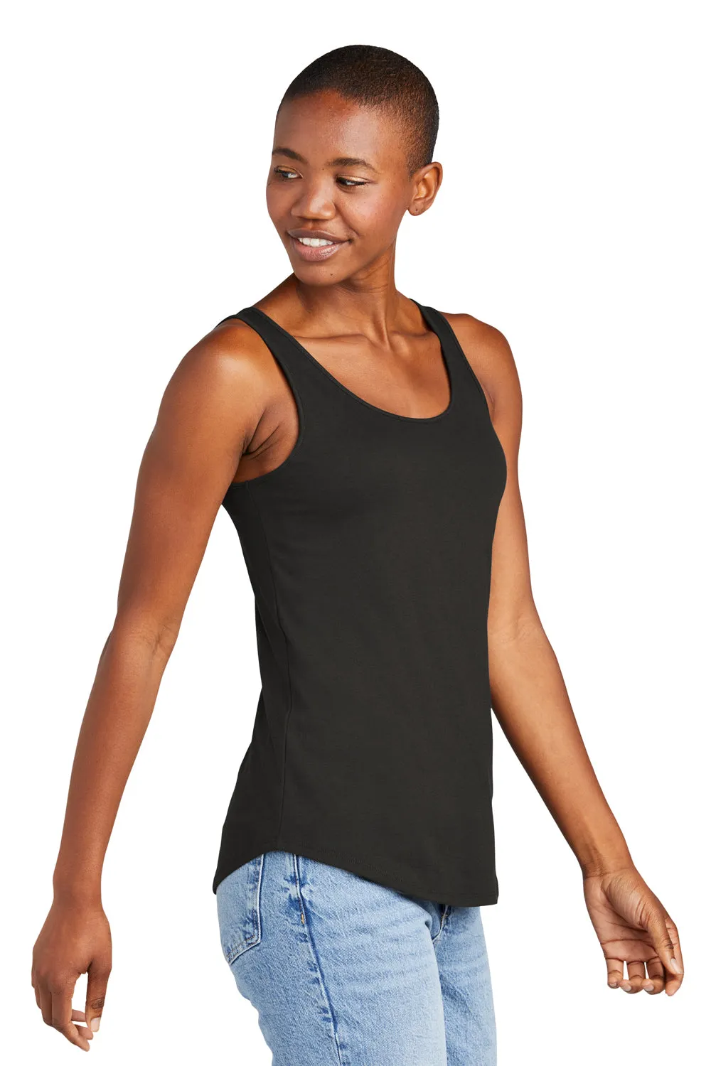 District Womens Perfect Tri Relaxed Tank Top - Black  Buy new Clothing District