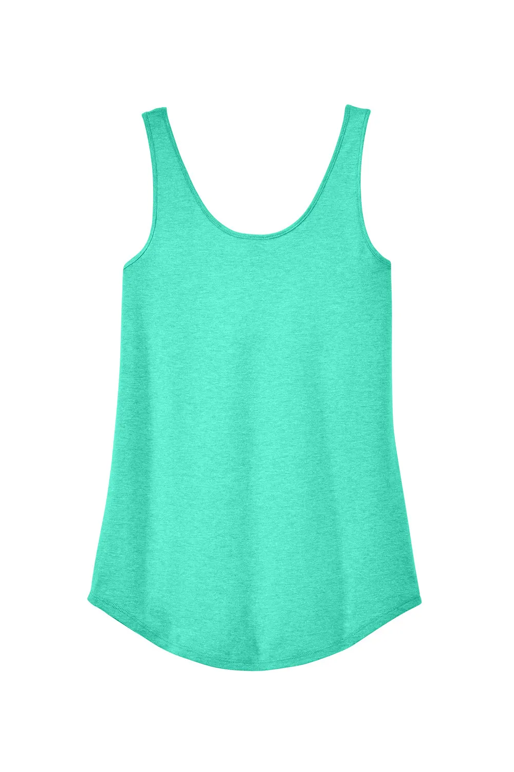 District Womens Perfect Tri Relaxed Tank Top - Heather Aqua Blue  Buy new Clothing District