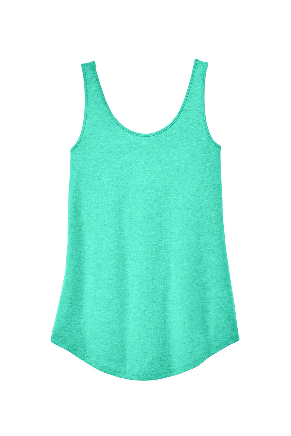 District Womens Perfect Tri Relaxed Tank Top - Heather Aqua Blue  Buy new Clothing District