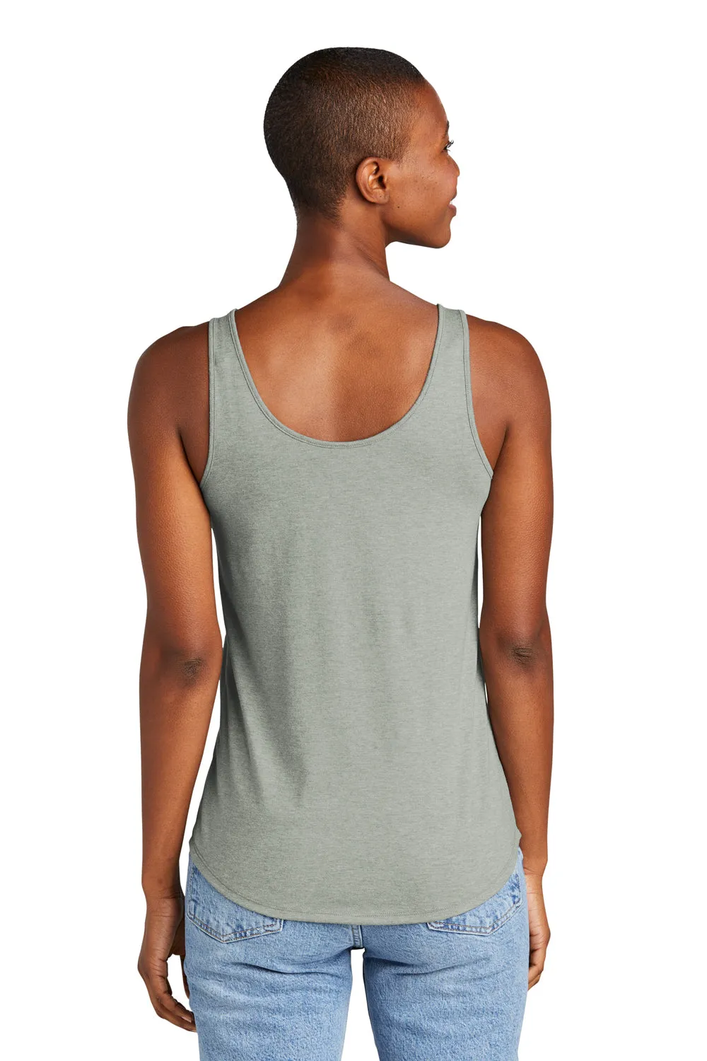 District Womens Perfect Tri Relaxed Tank Top - Heather Grey  Buy new Clothing District