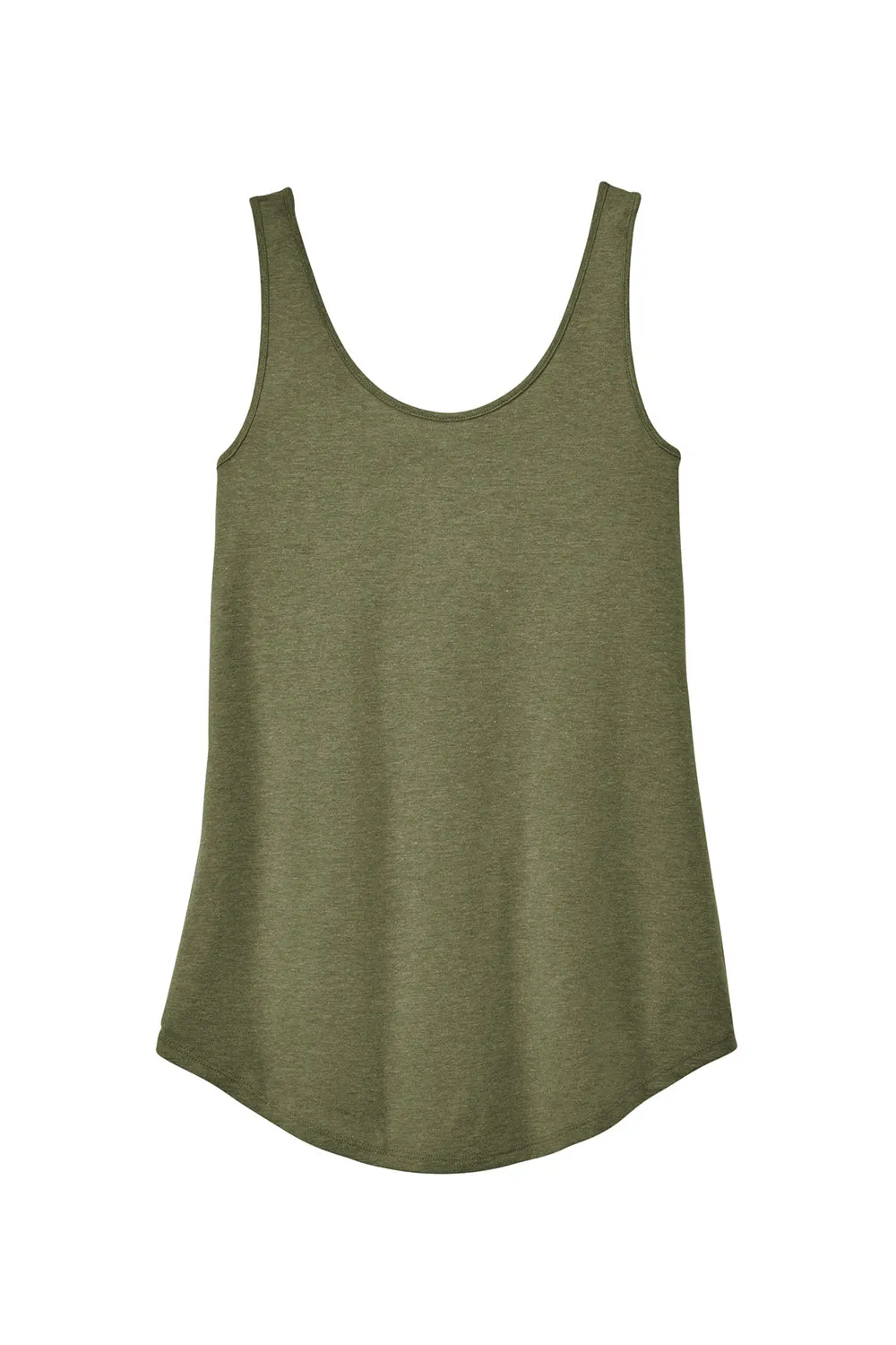 District Womens Perfect Tri Relaxed Tank Top - Military Green Frost  Buy new Clothing District