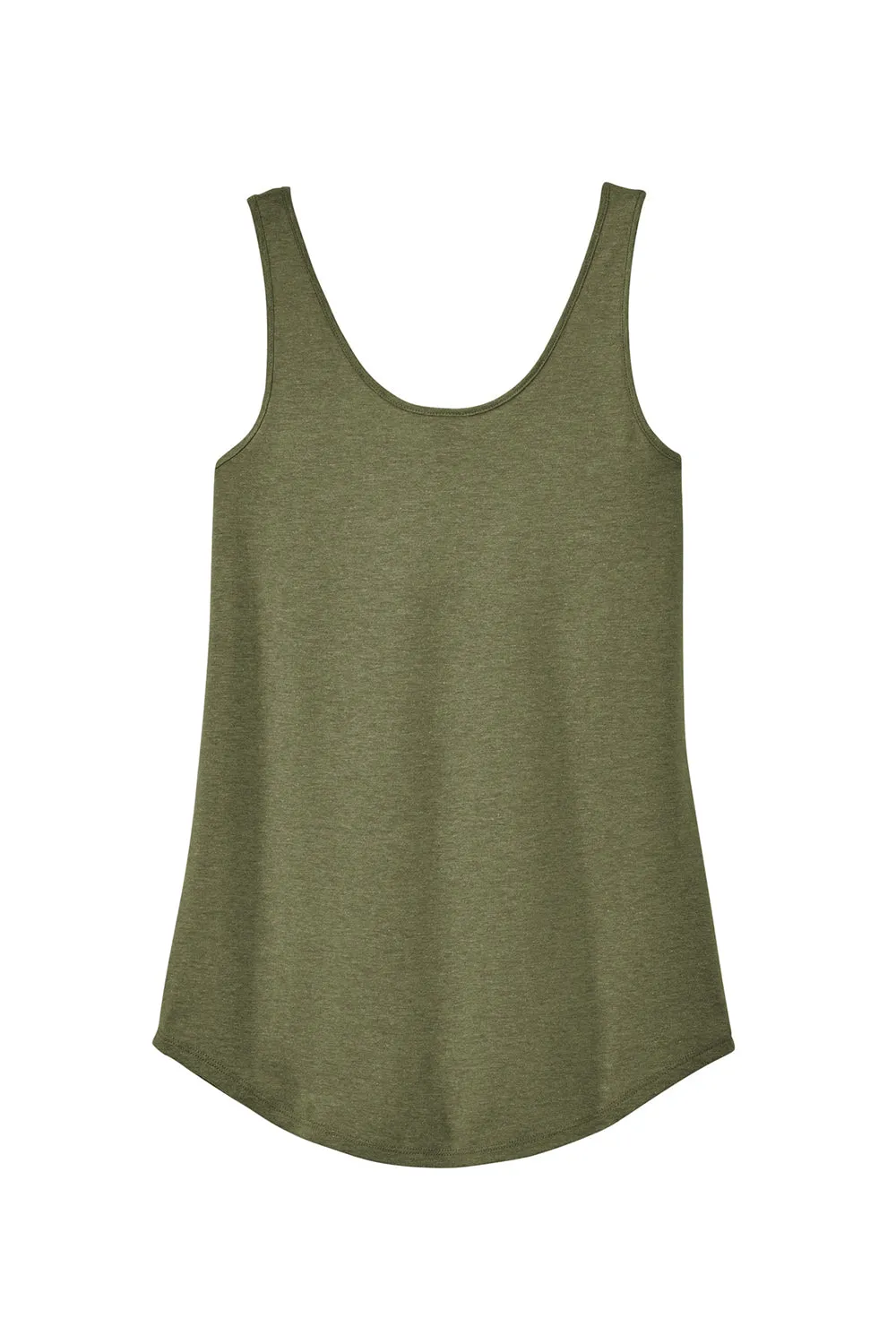 District Womens Perfect Tri Relaxed Tank Top - Military Green Frost  Buy new Clothing District