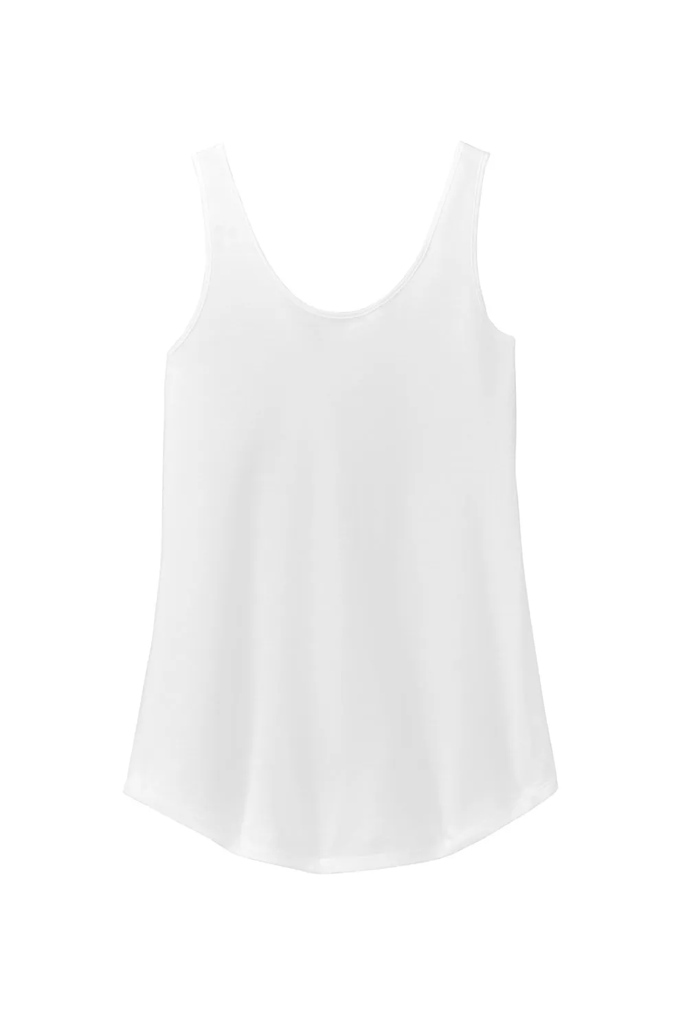 District Womens Perfect Tri Relaxed Tank Top - White  Buy new Clothing District