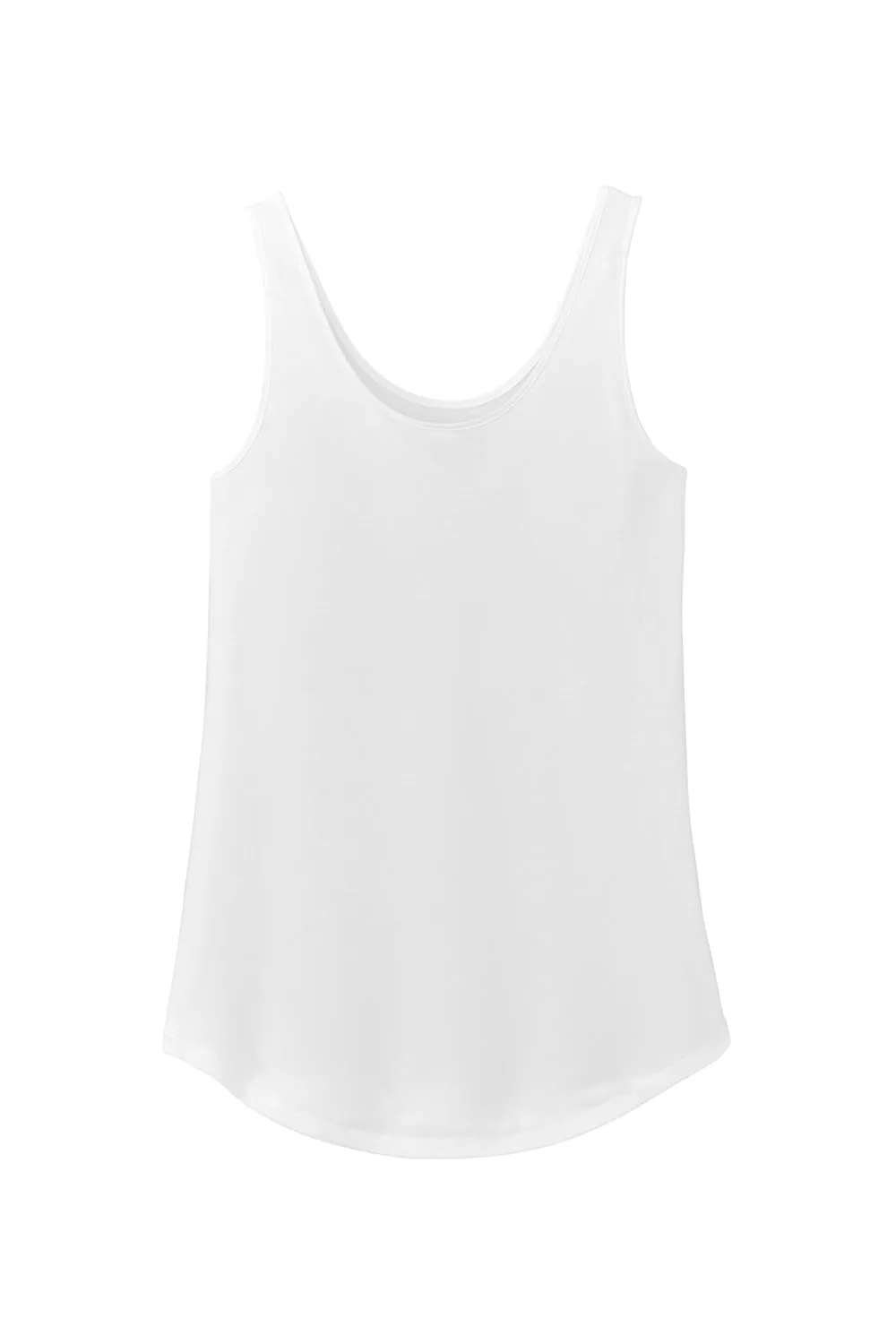 District Womens Perfect Tri Relaxed Tank Top - White  Buy new Clothing District