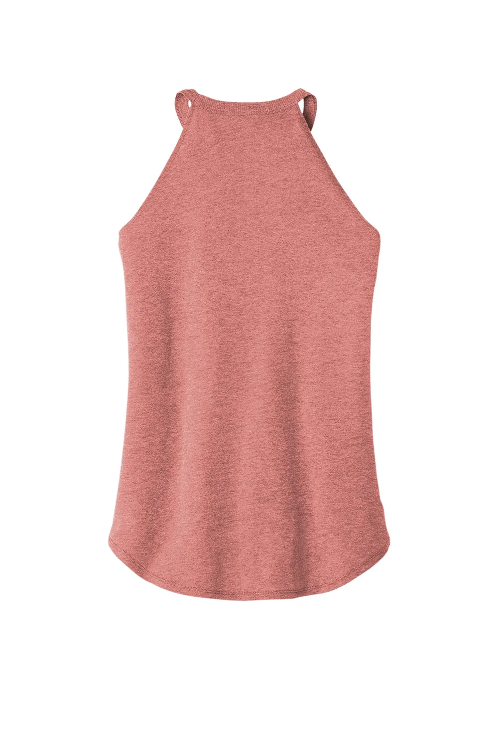 District Womens Perfect Tri Rocker Tank Top - Blush Pink Frost  Buy new Clothing District