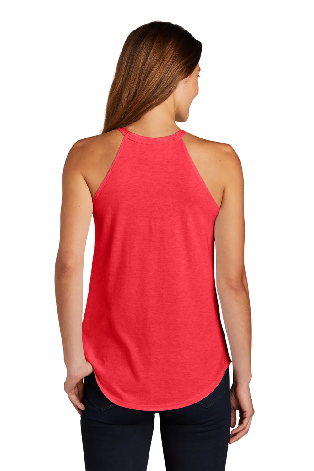 District Womens Perfect Tri Rocker Tank Top - Red Frost  Buy new Clothing District