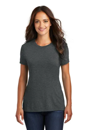 District Womens Perfect Tri Short Sleeve Crewneck T-Shirt - Black Frost  Buy new Clothing District