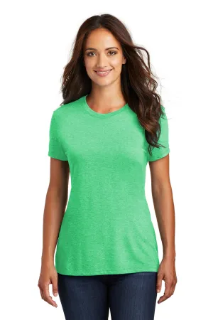 District Womens Perfect Tri Short Sleeve Crewneck T-Shirt - Green Frost  Buy new Clothing District
