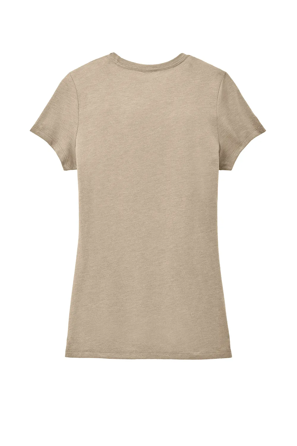 District Womens Perfect Tri Short Sleeve Crewneck T-Shirt - Heather Desert Tan  Buy new Clothing District