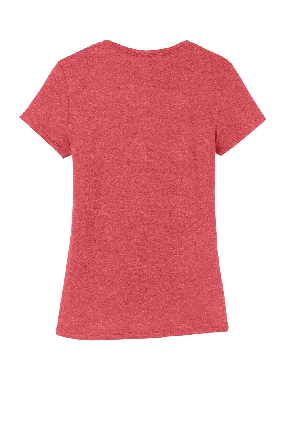 District Womens Perfect Tri Short Sleeve Crewneck T-Shirt - Red Frost  Buy new Clothing District
