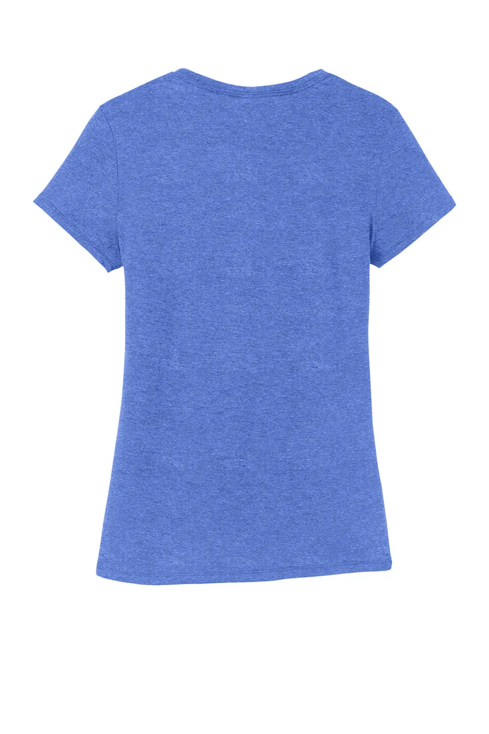 District Womens Perfect Tri Short Sleeve Crewneck T-Shirt - Royal Blue Frost  Buy new Clothing District