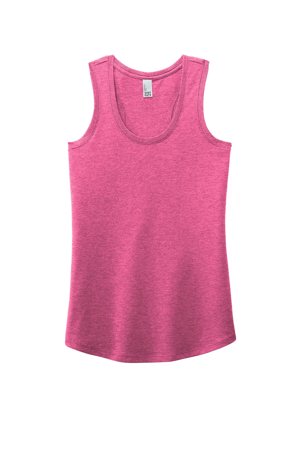 District Womens Perfect Tri Tank Top - Fuchsia Pink Frost  Buy new Clothing District