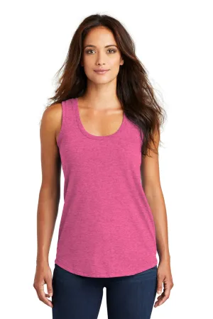 District Womens Perfect Tri Tank Top - Fuchsia Pink Frost  Buy new Clothing District
