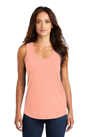 District Womens Perfect Tri Tank Top - Heather Dusty Peach  Buy new Clothing District