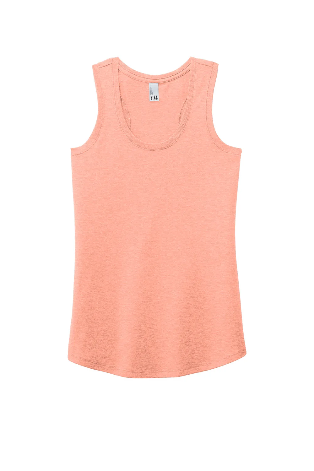 District Womens Perfect Tri Tank Top - Heather Dusty Peach  Buy new Clothing District