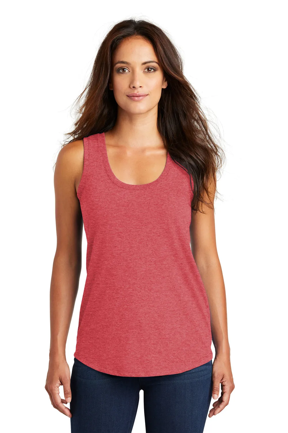 District Womens Perfect Tri Tank Top - Red Frost  Buy new Clothing District