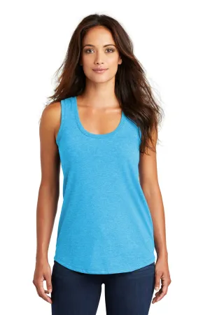 District Womens Perfect Tri Tank Top - Turquoise Blue Frost  Buy new Clothing District