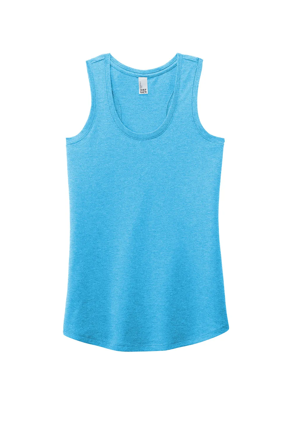 District Womens Perfect Tri Tank Top - Turquoise Blue Frost  Buy new Clothing District