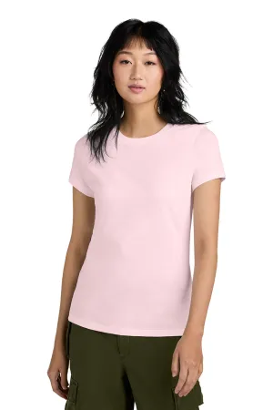 District Womens Perfect Weight Short Sleeve Crewneck T-Shirt - Carnation Pink  Buy new Clothing District