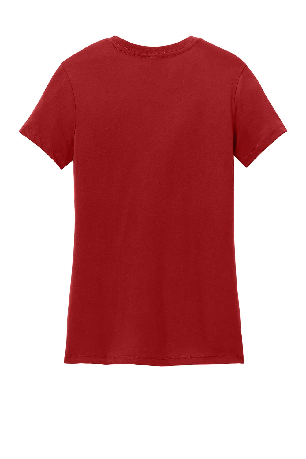 District Womens Perfect Weight Short Sleeve Crewneck T-Shirt - Classic Red  Buy new Clothing District