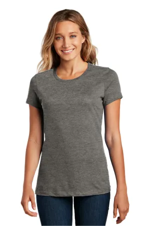 District Womens Perfect Weight Short Sleeve Crewneck T-Shirt - Heather Charcoal Grey  Buy new Clothing District