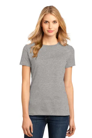 District Womens Perfect Weight Short Sleeve Crewneck T-Shirt - Heather Steel Grey  Buy new Clothing District