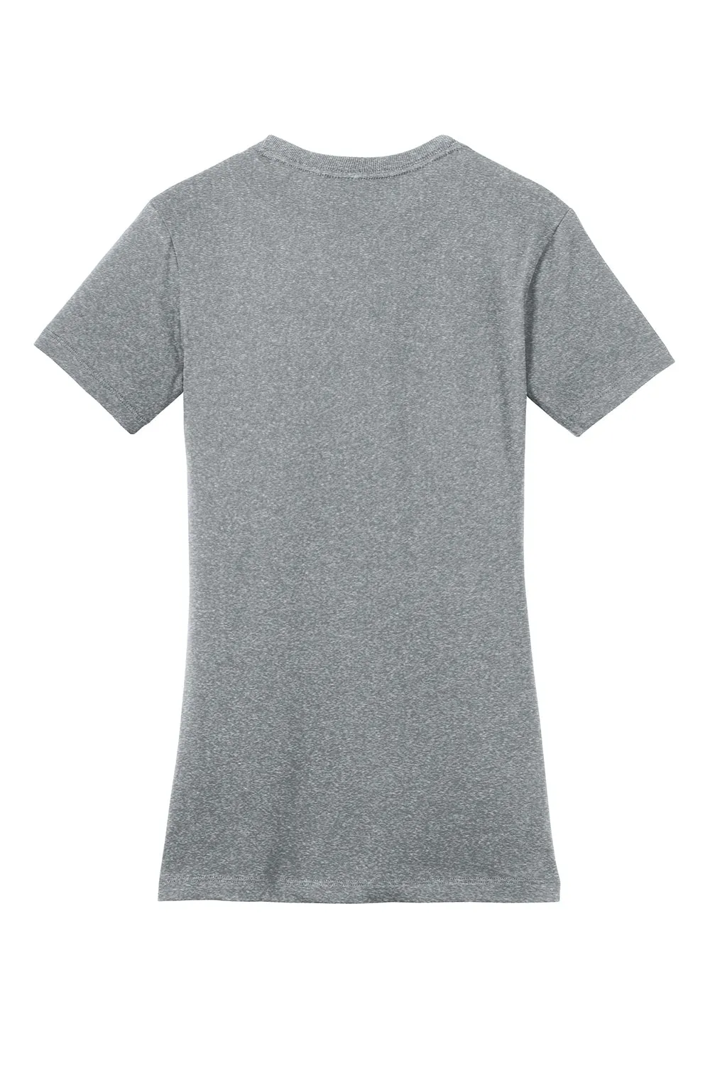 District Womens Perfect Weight Short Sleeve Crewneck T-Shirt - Heather Steel Grey  Buy new Clothing District