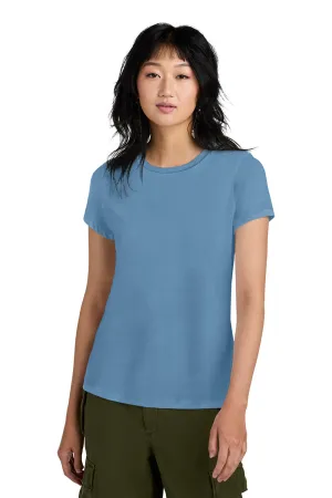District Womens Perfect Weight Short Sleeve Crewneck T-Shirt - Tundra Blue  Buy new Clothing District