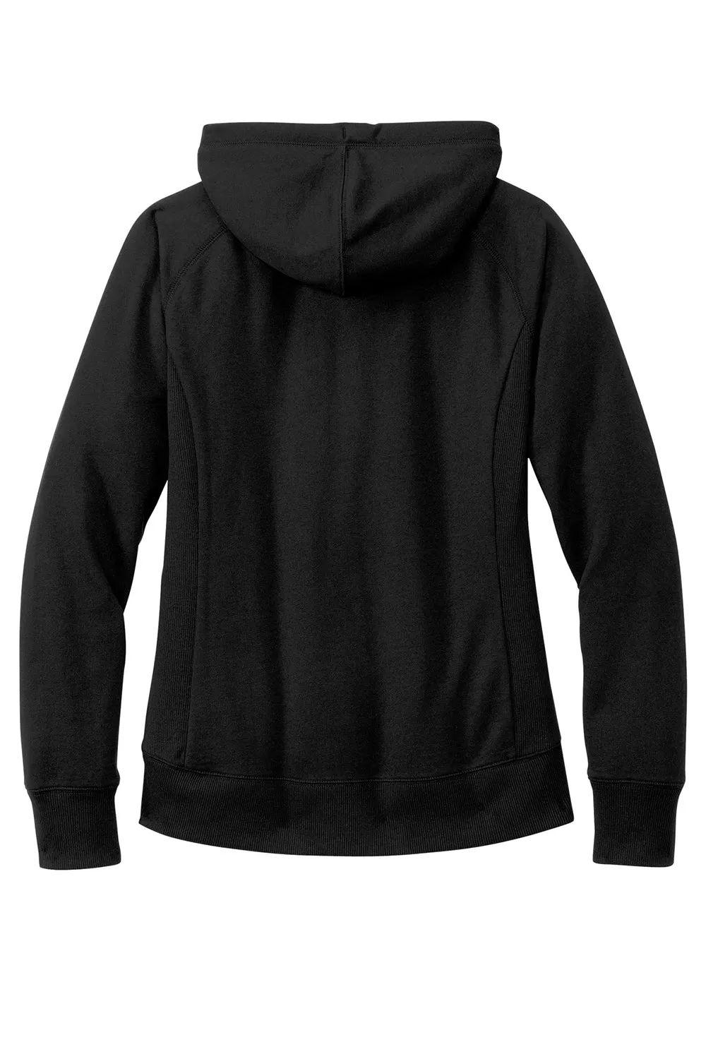 District Womens Re-Fleece Hooded Sweatshirt Hoodie w/ Pouch Pocket - Black  Buy new Clothing District