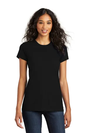 District Womens The Concert Short Sleeve Crewneck T-Shirt - Black  Buy new Clothing District