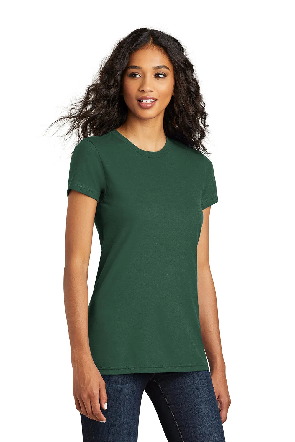 District Womens The Concert Short Sleeve Crewneck T-Shirt - Forest Green  Buy new Clothing District