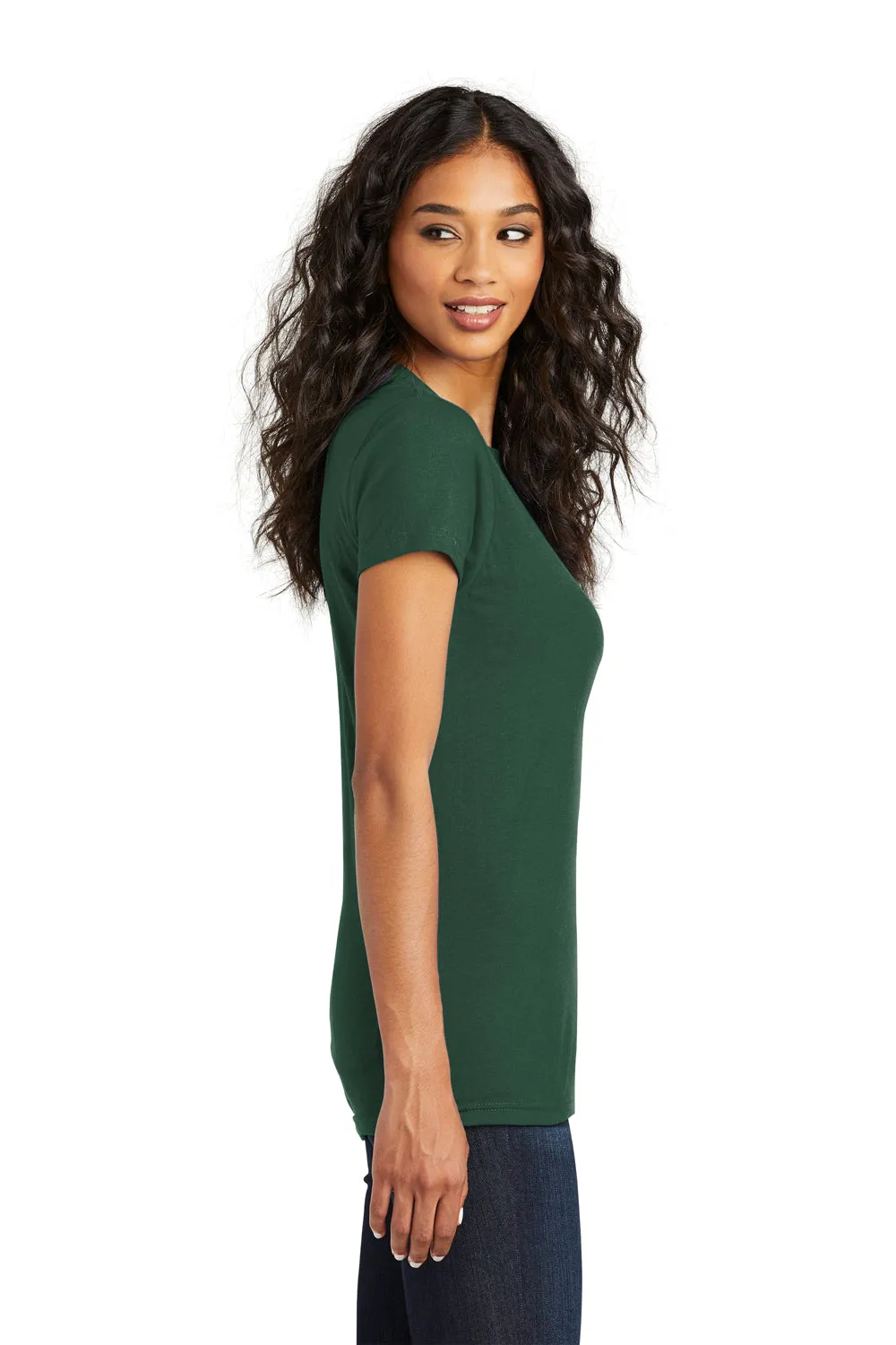 District Womens The Concert Short Sleeve Crewneck T-Shirt - Forest Green  Buy new Clothing District