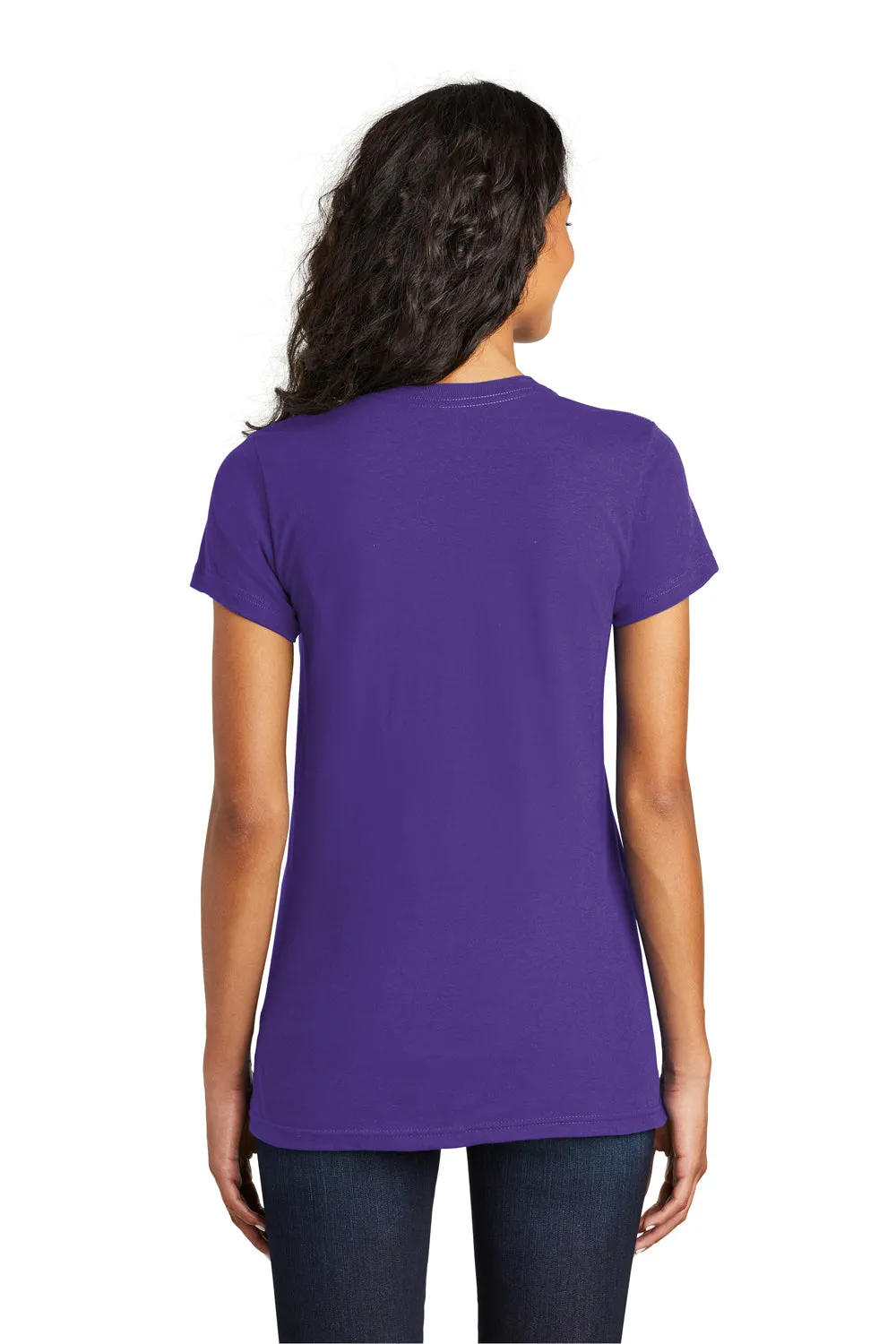 District Womens The Concert Short Sleeve Crewneck T-Shirt - Purple - Closeout  Buy new Clothing District