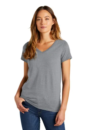 District Womens The Concert Short Sleeve V-Neck T-Shirt - Heather Grey  Buy new Clothing District