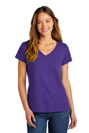 District Womens The Concert Short Sleeve V-Neck T-Shirt - Purple  Buy new Clothing District