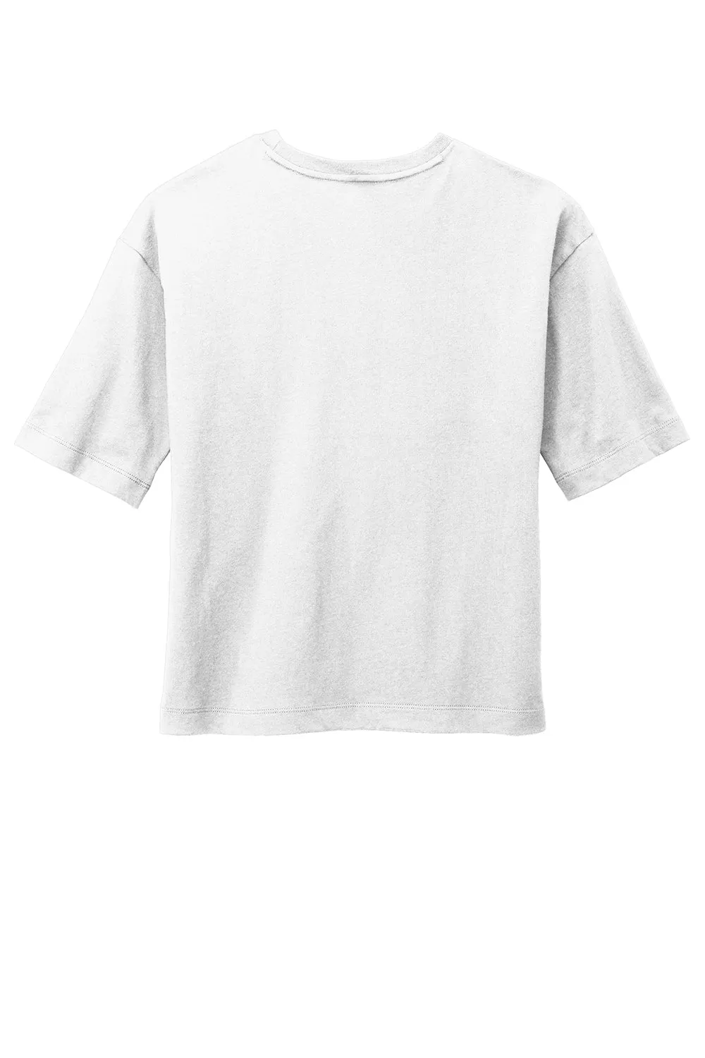 District Womens Very Important Boxy Short Sleeve Crewneck T-Shirt - White - Closeout  Buy new Clothing District